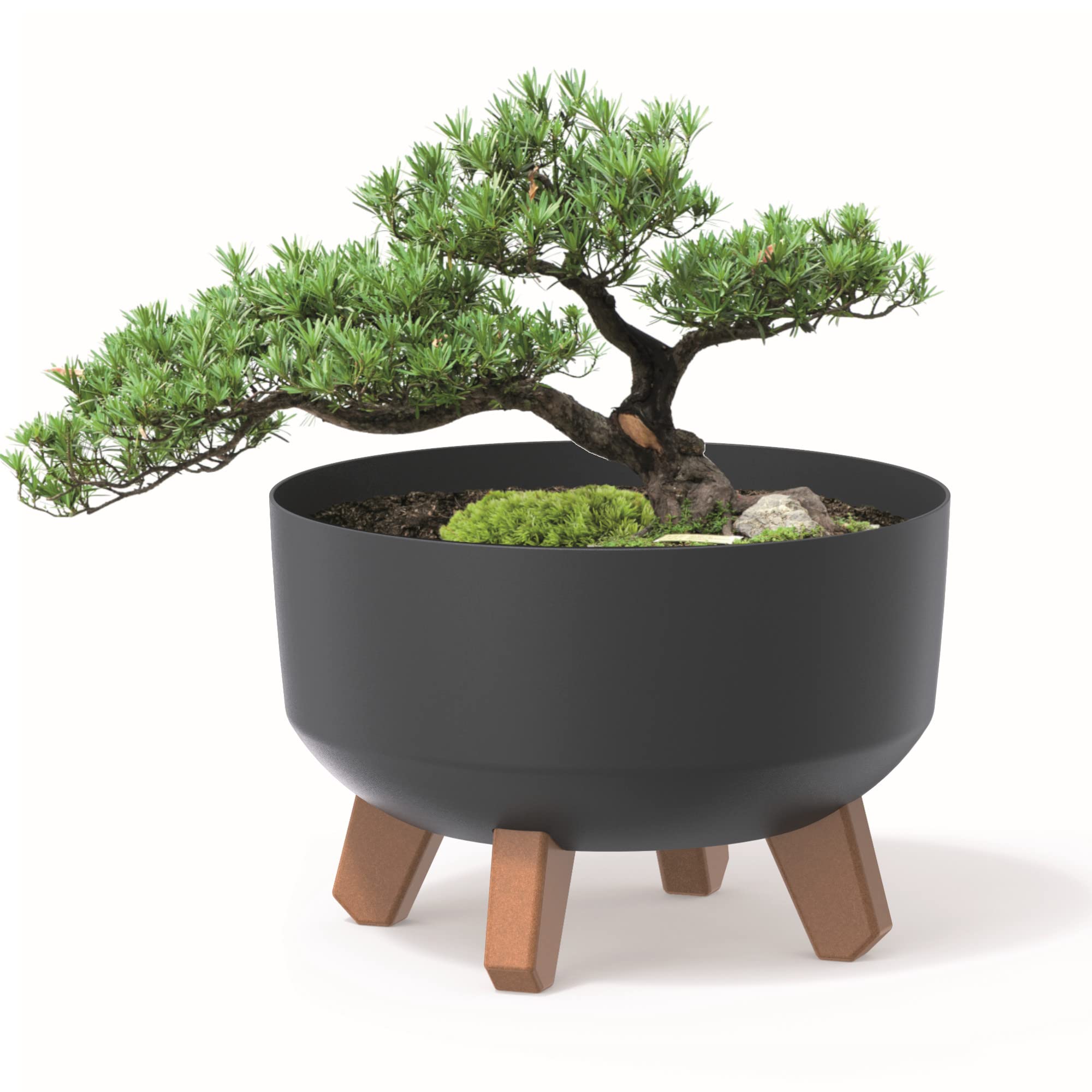 Vaso per fiori Colore nero - - 2313U-99X