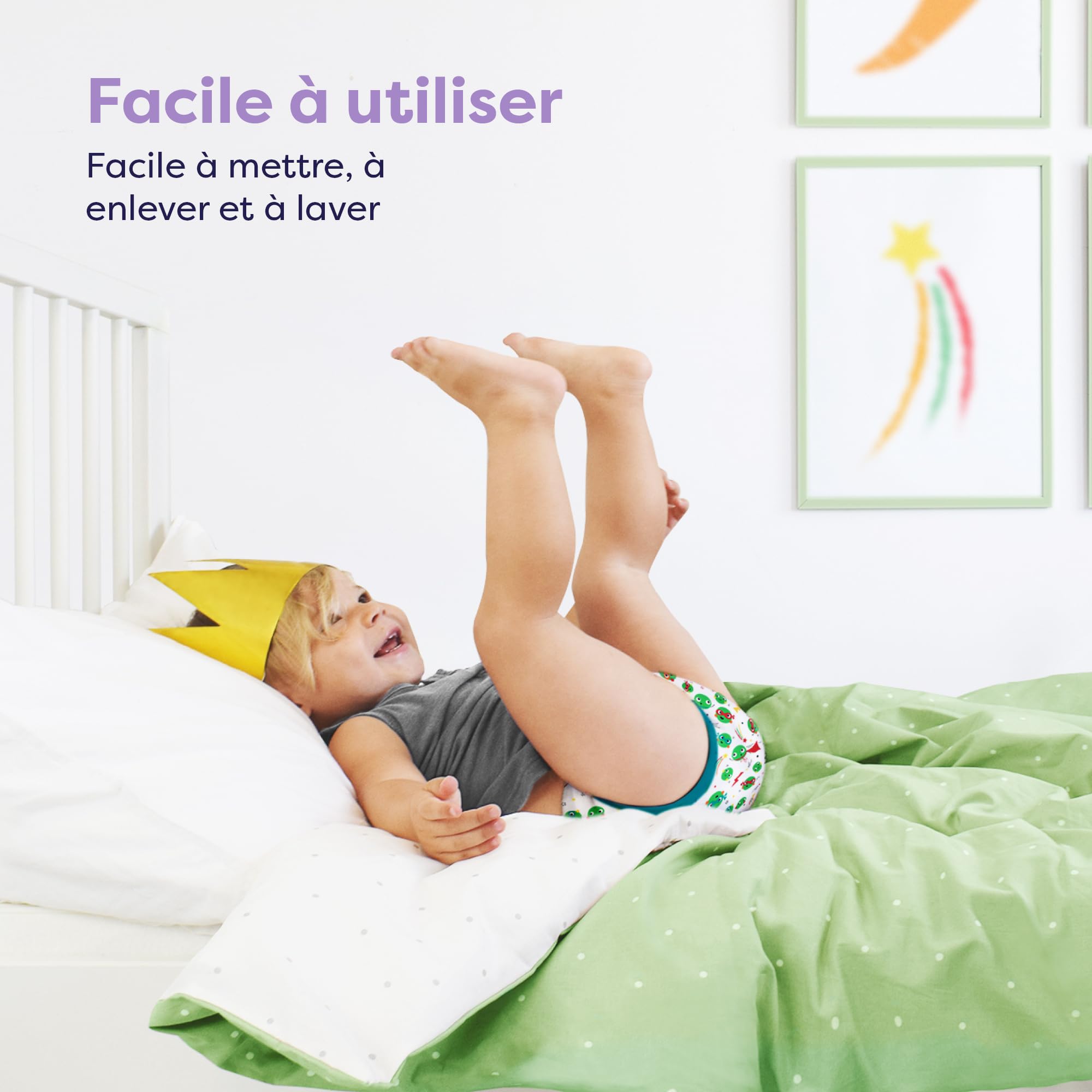Bambino Mio, Culotte d'apprentissage Lavable, unisexe, pour garçons et filles, Lot de 3