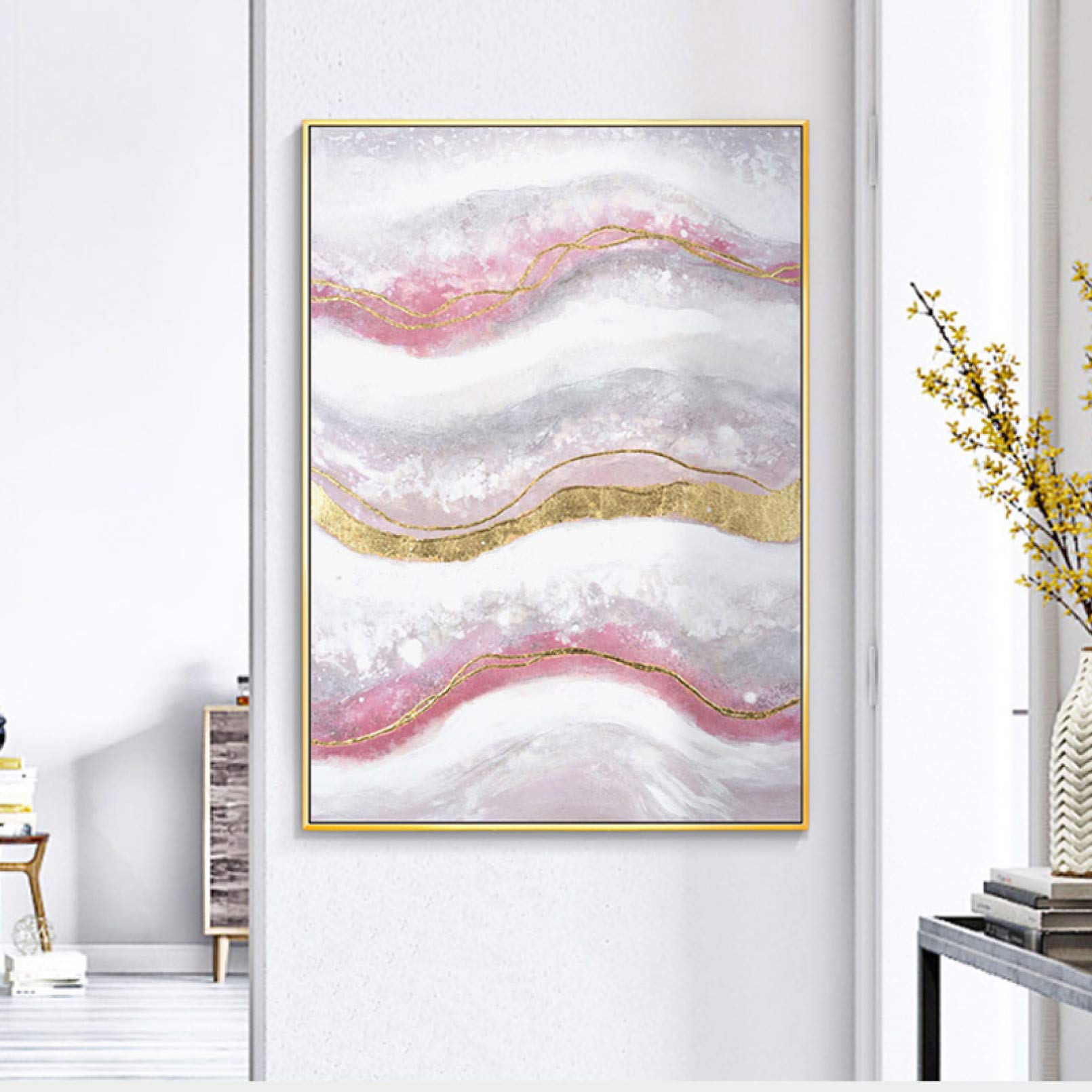 Peinture sur toile fait main plage, cadeau déco idéal maison