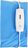BV Medical Large 12x24" Heating Pad, 3 Heat Settings No Auto Shut-Off, Moist/Dry, Washable Cover