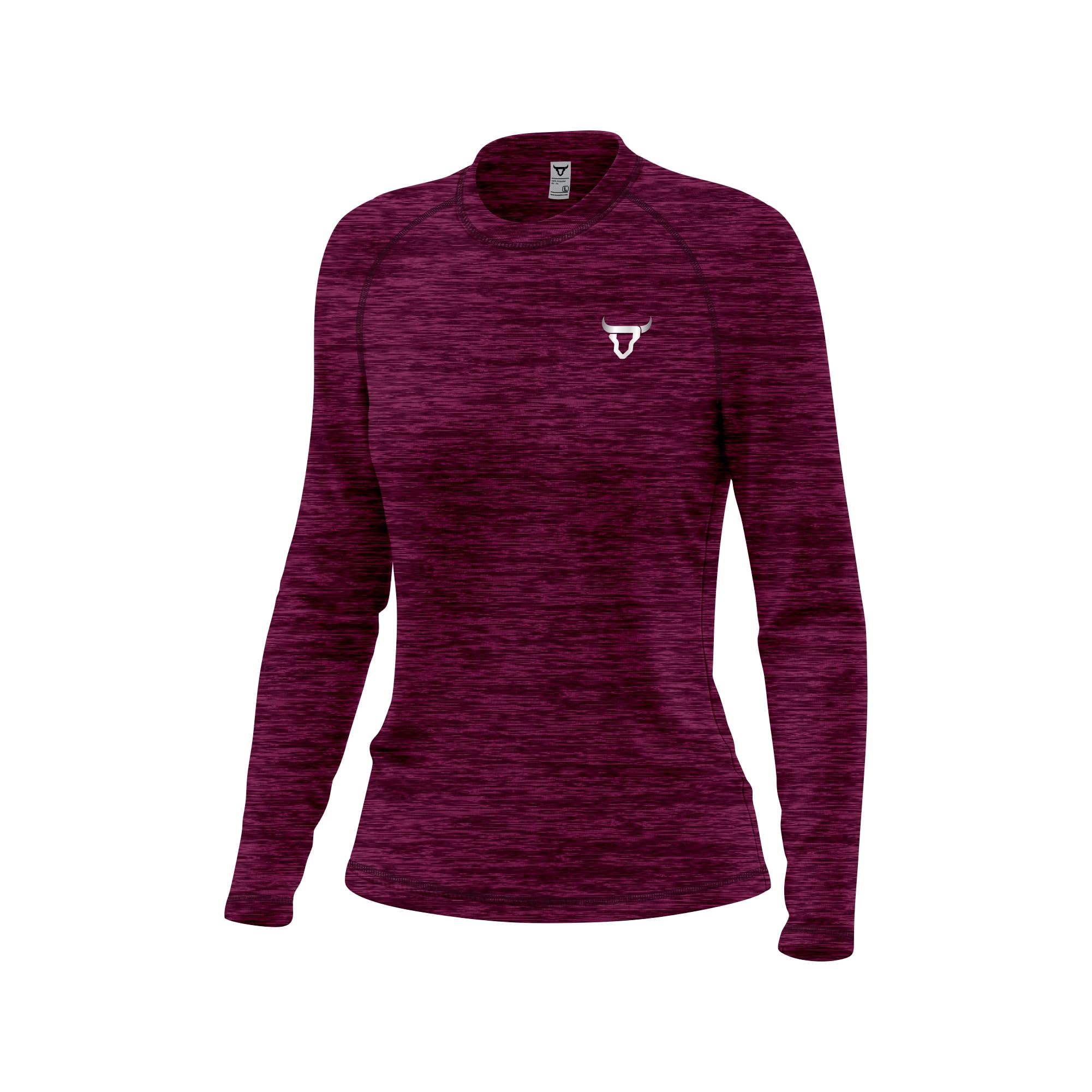 Women's Long Sleeve Quick Dry Fit Active T-Shirts Moisture Wicking Athletic Round Neck Gym Tee Exercise Yoga Ladies Tops