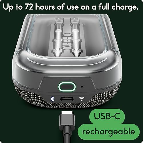 Miniatura 6 de CHEF iQ Sense - Termómetro inalámbrico inteligente para carne con 2 sondas ultrafinas, termómetro Bluetooth para carne de rango ilimitado,