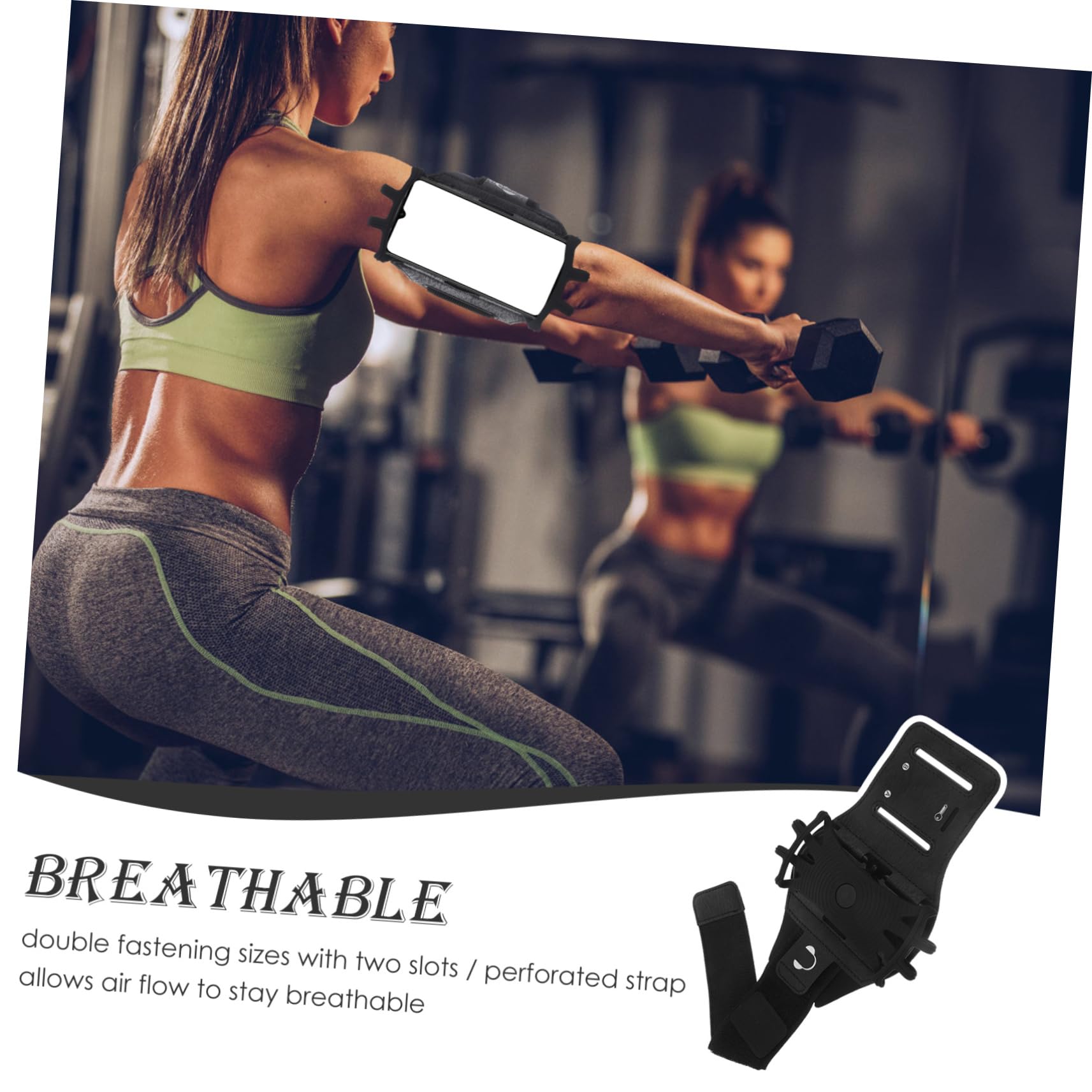 Artibetter 3pezzi Fascia Da Braccio Per Telefono Supporto Per Running e Sport Per Palestra e Attività Outdoor