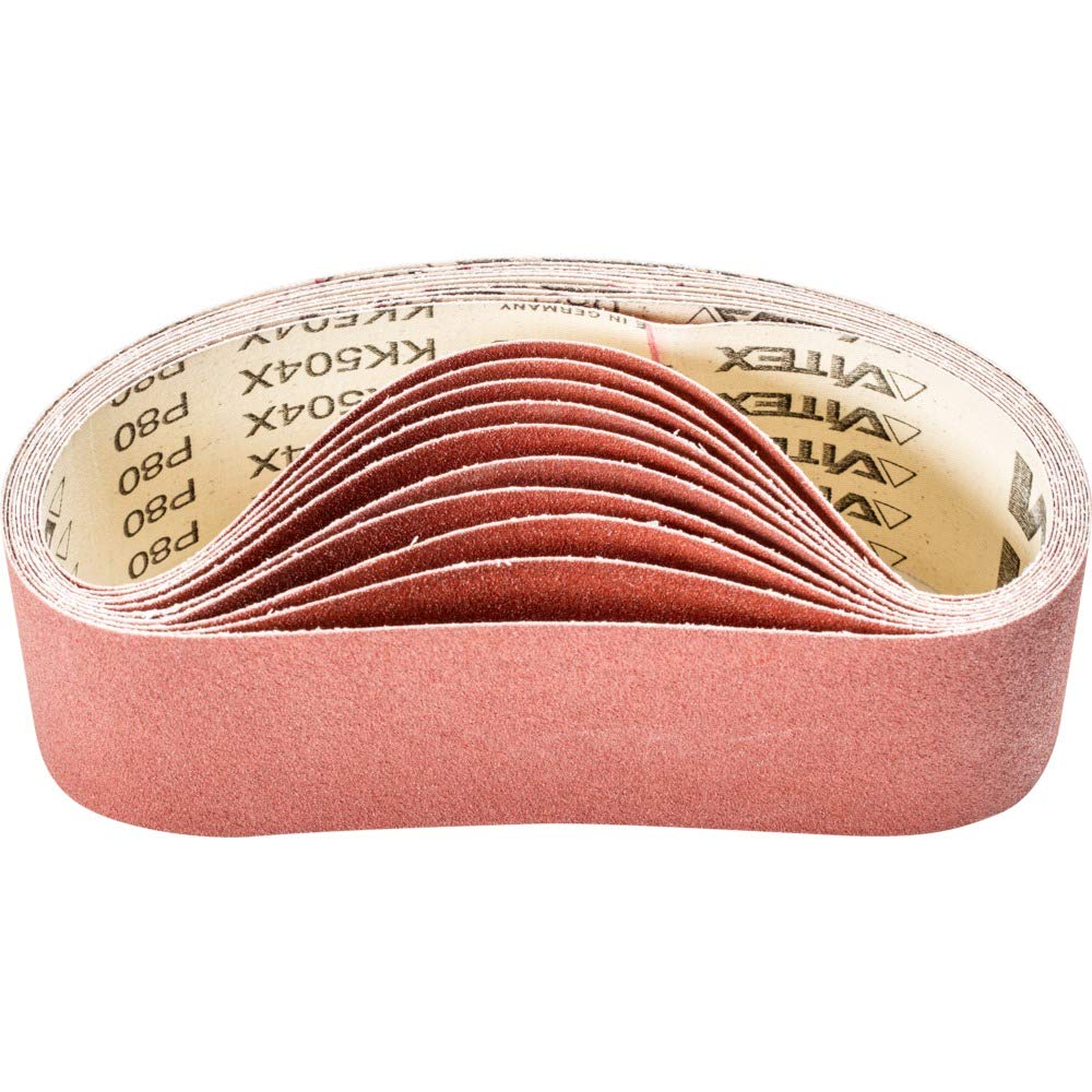 PFERD BA - Bandas de lija (10 unidades, 75 x 533 x 80 mm)