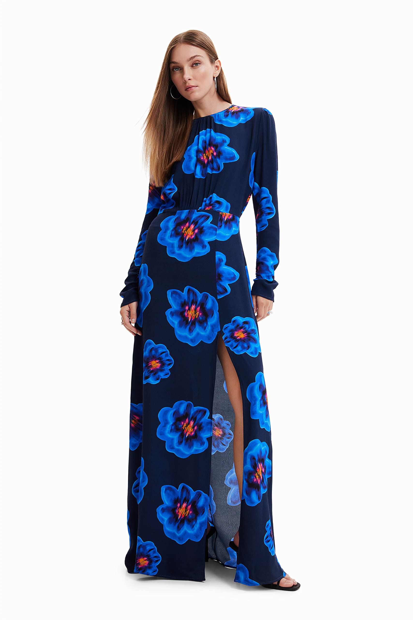 Desigual Women's Vest_Mercedes 5001 Marino Casual Dress, Blue, S