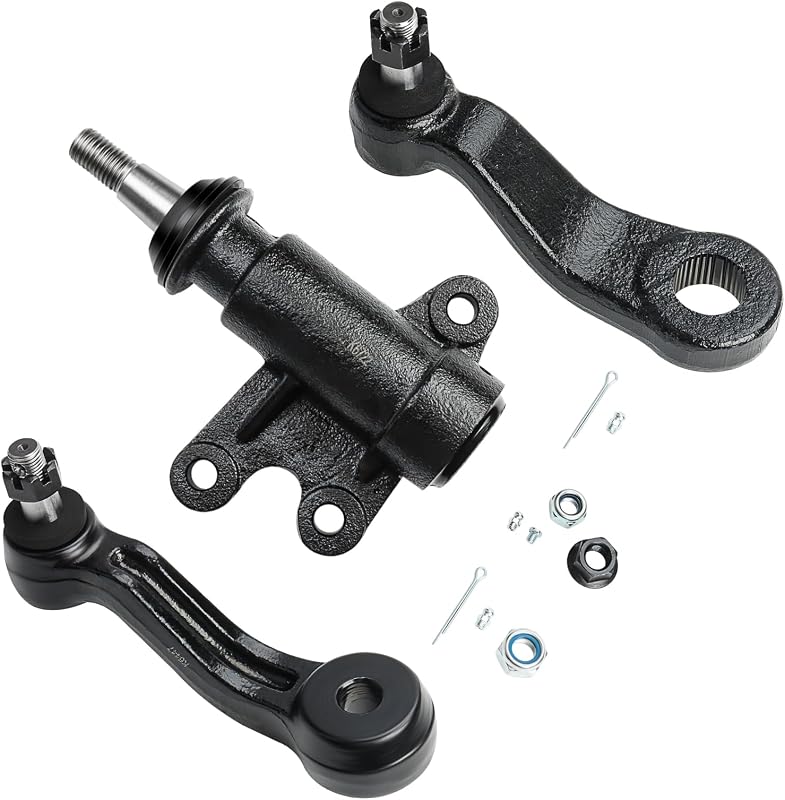 Kit de Braço Pitman e Braço Auxiliar da Direção Dianteira LCWRGS para Chevy GMC – 3 peças