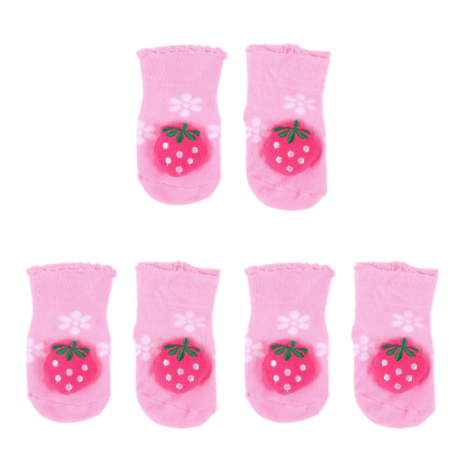 GALPADA 3pcs Boys Baby Cotton Winter Socks Children's Thickening Autumn Socks Non-skid Crew for Indoor/outdoor Use Random Style