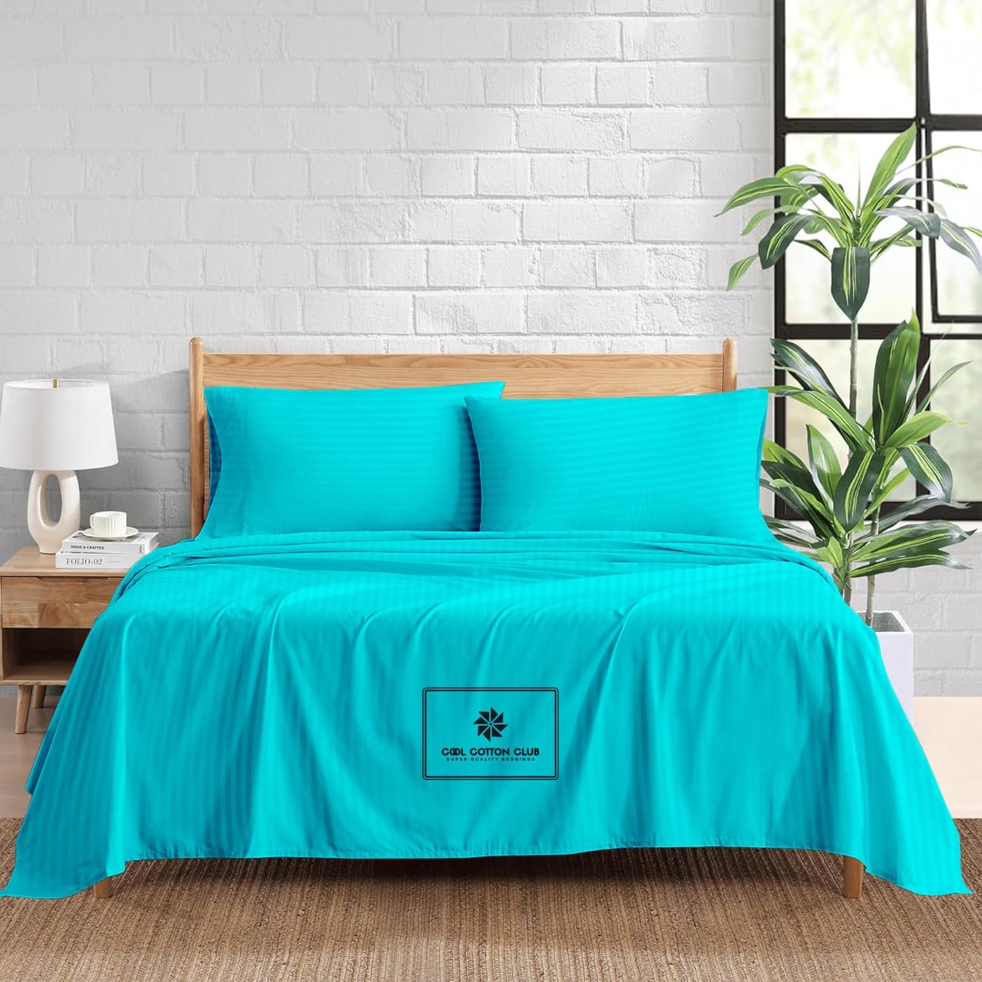 1000-TC Queen Size 2 Piece Pillow Case Set - Comfy Peruvian Pima Cotton Hotel Luxury Pillow Cases, Envelope Closure 20"x30" Pillowcases Set of 2, (Solid, White)