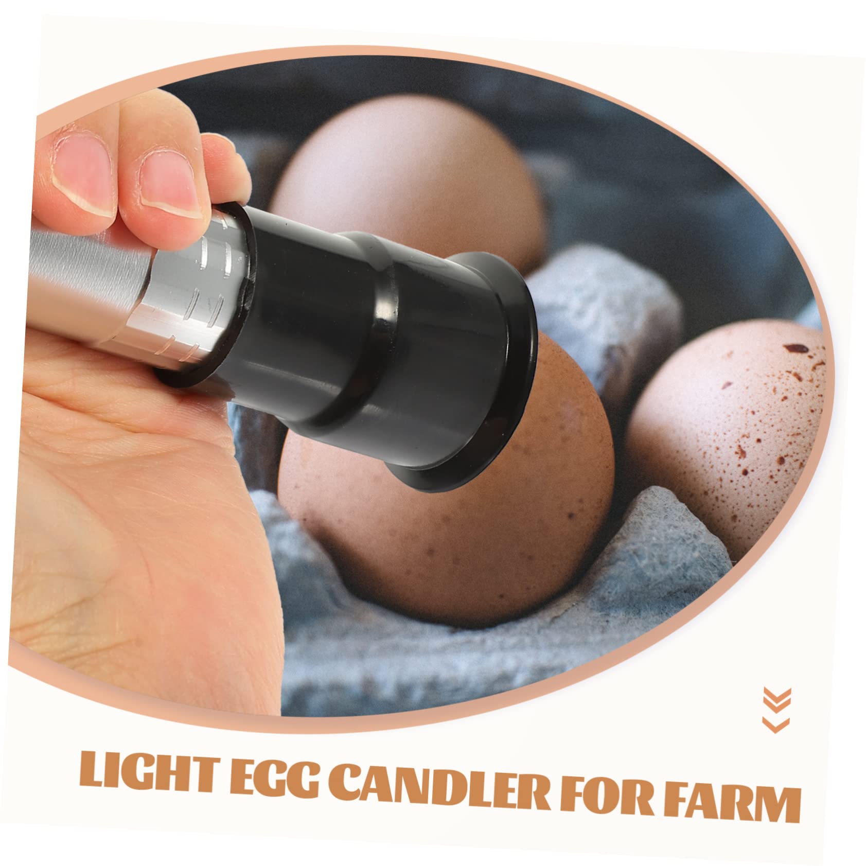 Lampada Per Speratura Uova - Torcia Per Incubatrice, Acciaio Inossidabile - Foto 2