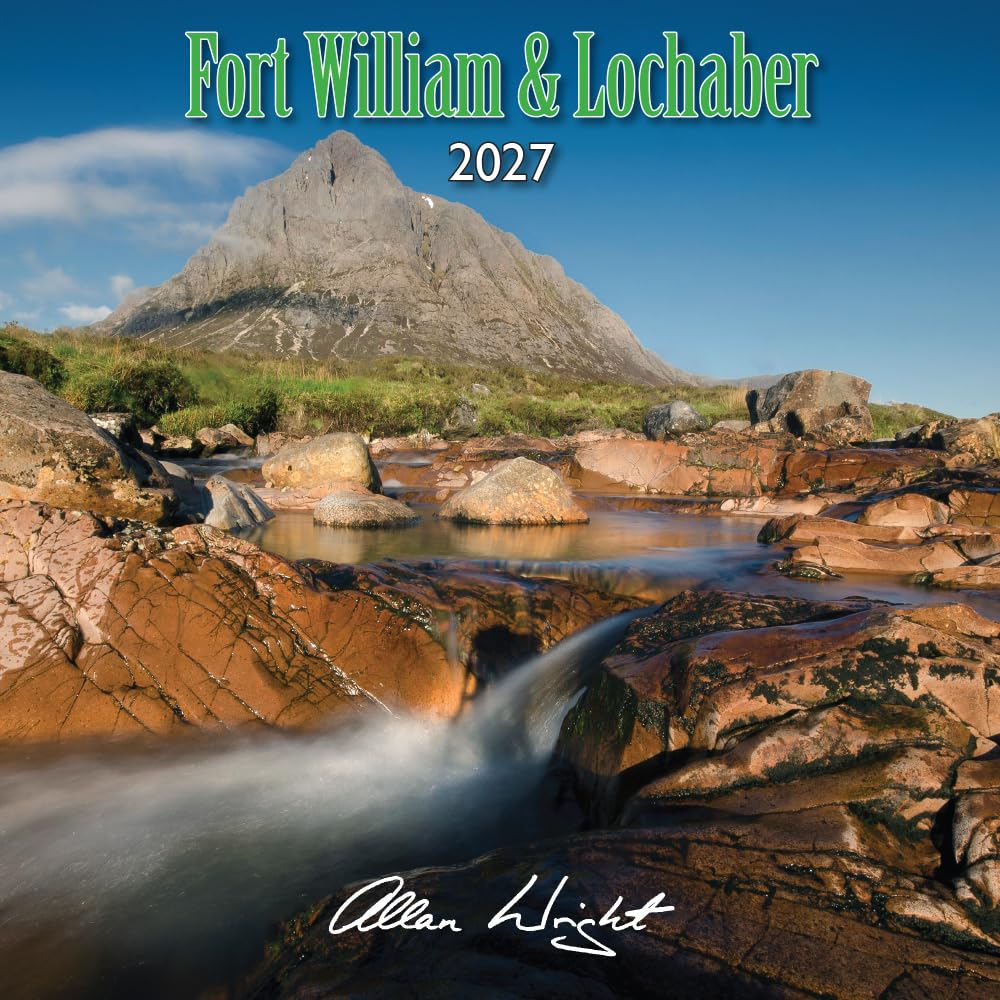 Fort William & Lochaber Mini Calendar 2027, Wall Calendars, Month To View, Gift