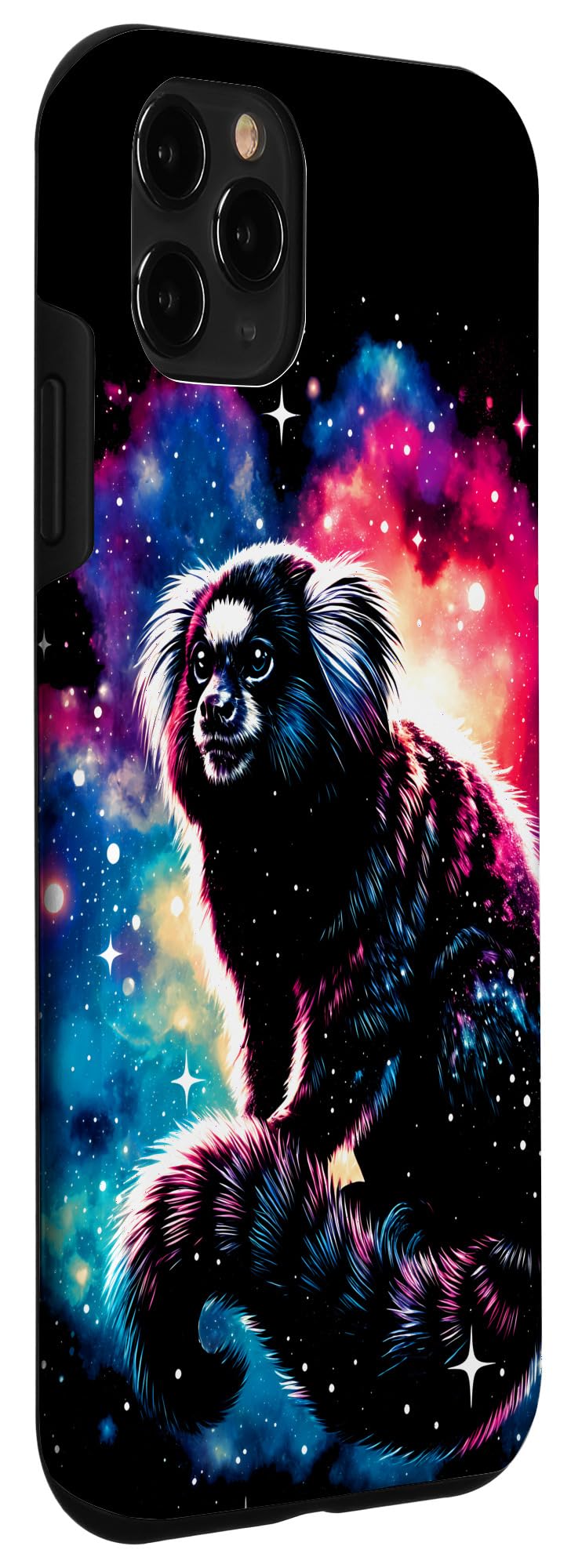 iPhone 11 Pro Cool Cosmic Marmoset Monkey Galaxy Graphic Space Art Case - Image 3