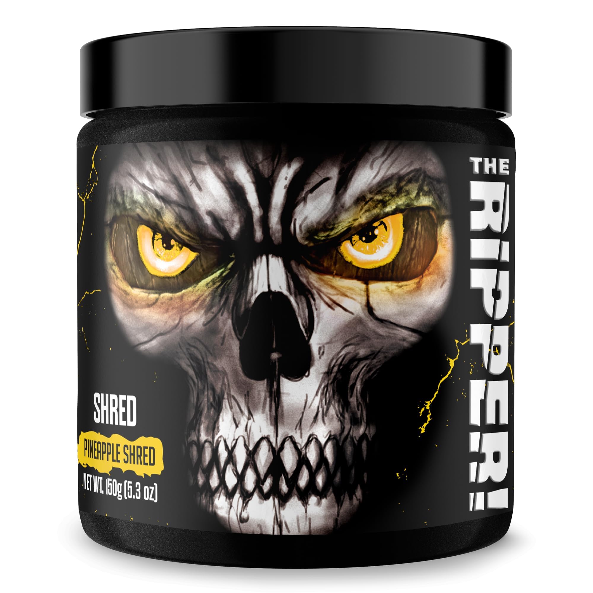 The Ripper! Fat Burner for Men & Women – Shredding Thermogenic Fat Burner, Pre-Workout & Appetite Suppressant – Pineapple Shred, 30 Servings