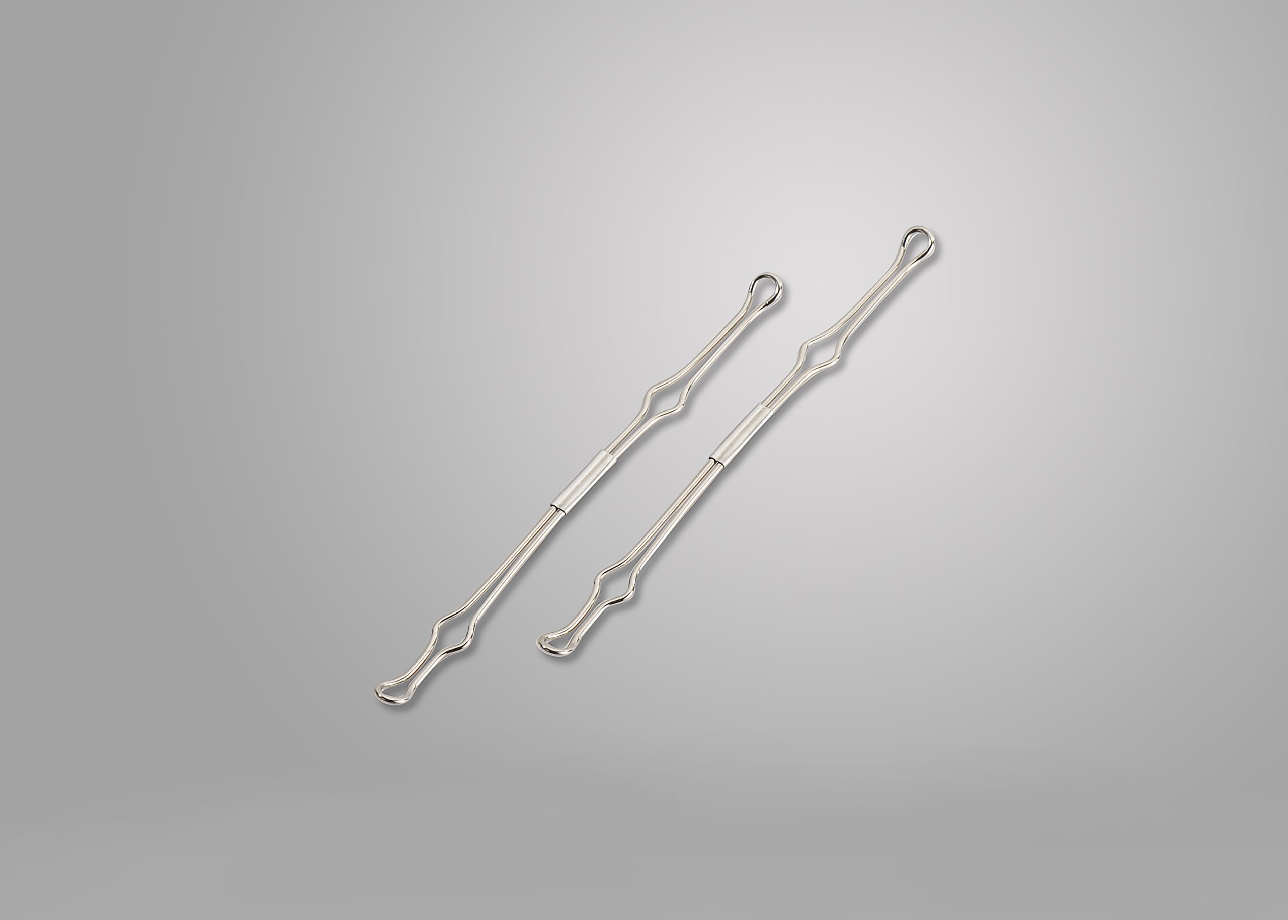 wire binder nickel plated, 50 pcs