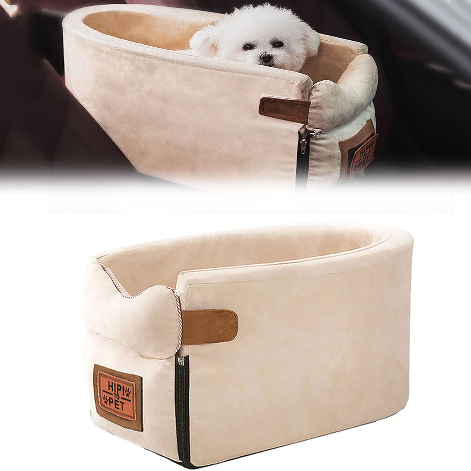 Siège auto pour chien idéal pour partir en vacances avec son chiot