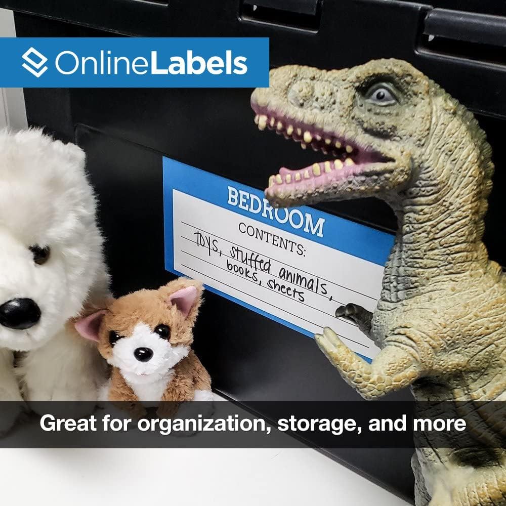 8 x 3.5 Wrap - Around Labels - Pack of 300 Labels, 100 Sheets - Inkjet/Laser Printer - Online Labels - Image 6