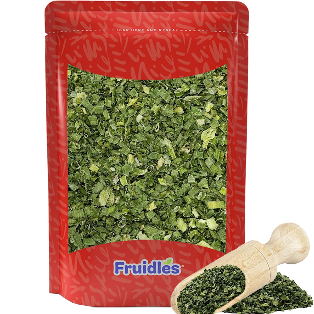 Fruidles Dried Chives Rings, Dehydrated Onion Seasoning, Kosher Certified (2oz Bag)