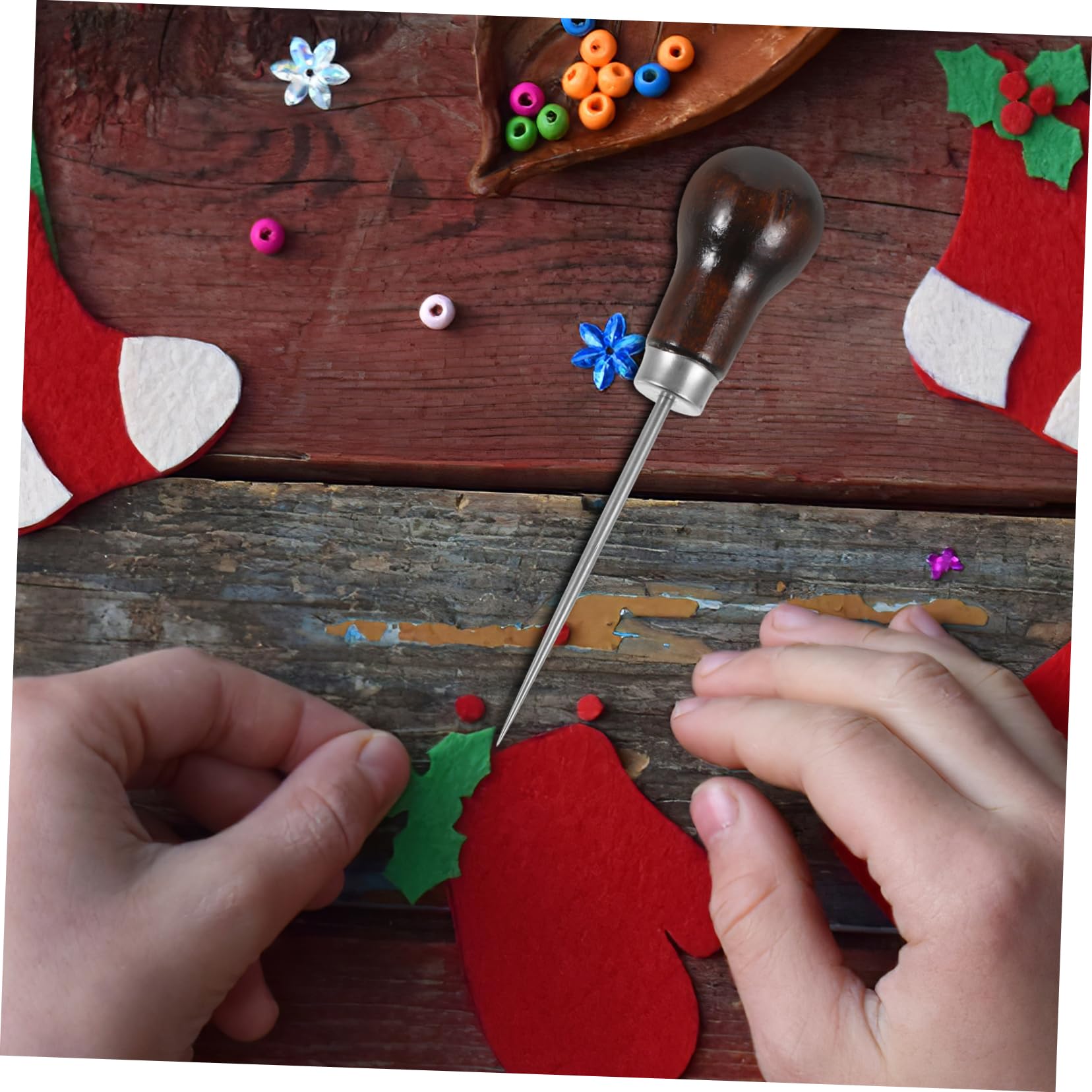 SHINEOFI 5 Ensembles Ensemble De Couteaux Origami Les Outils Kit De Fabrication De Livres Presse À Livres Reliure Outils Et Fournitures En Cuir Kit De Reliure Bricolage De Couture En