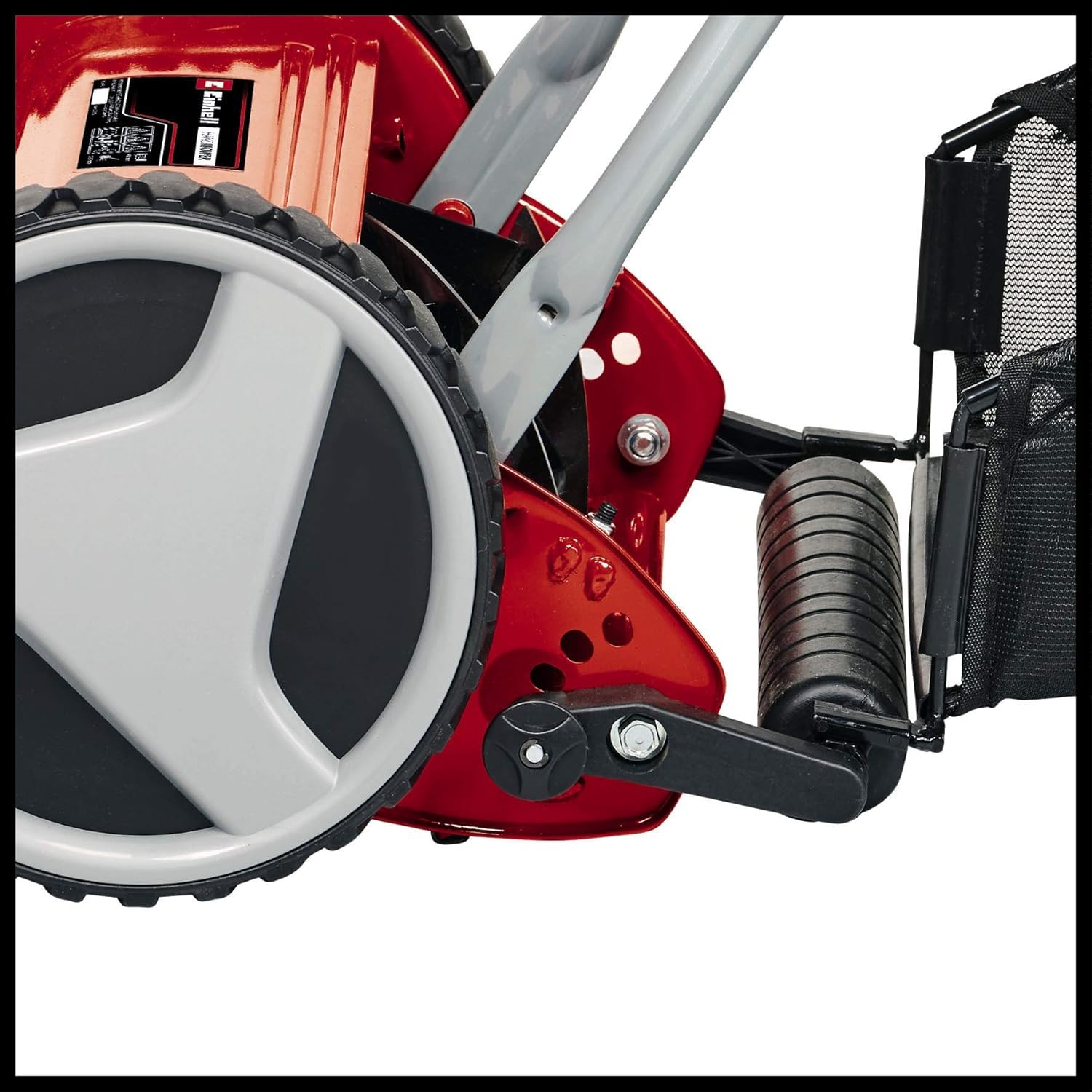Einhell Tagliaerba a spinta GC-HM 300 (largh. Taglio 30 cm, regolazione altezza taglio su 4-livelli di 13-37 mm, vano raccolta 16 l, 5 rulli elicoidali, consigliato per prati fino a 150mq)