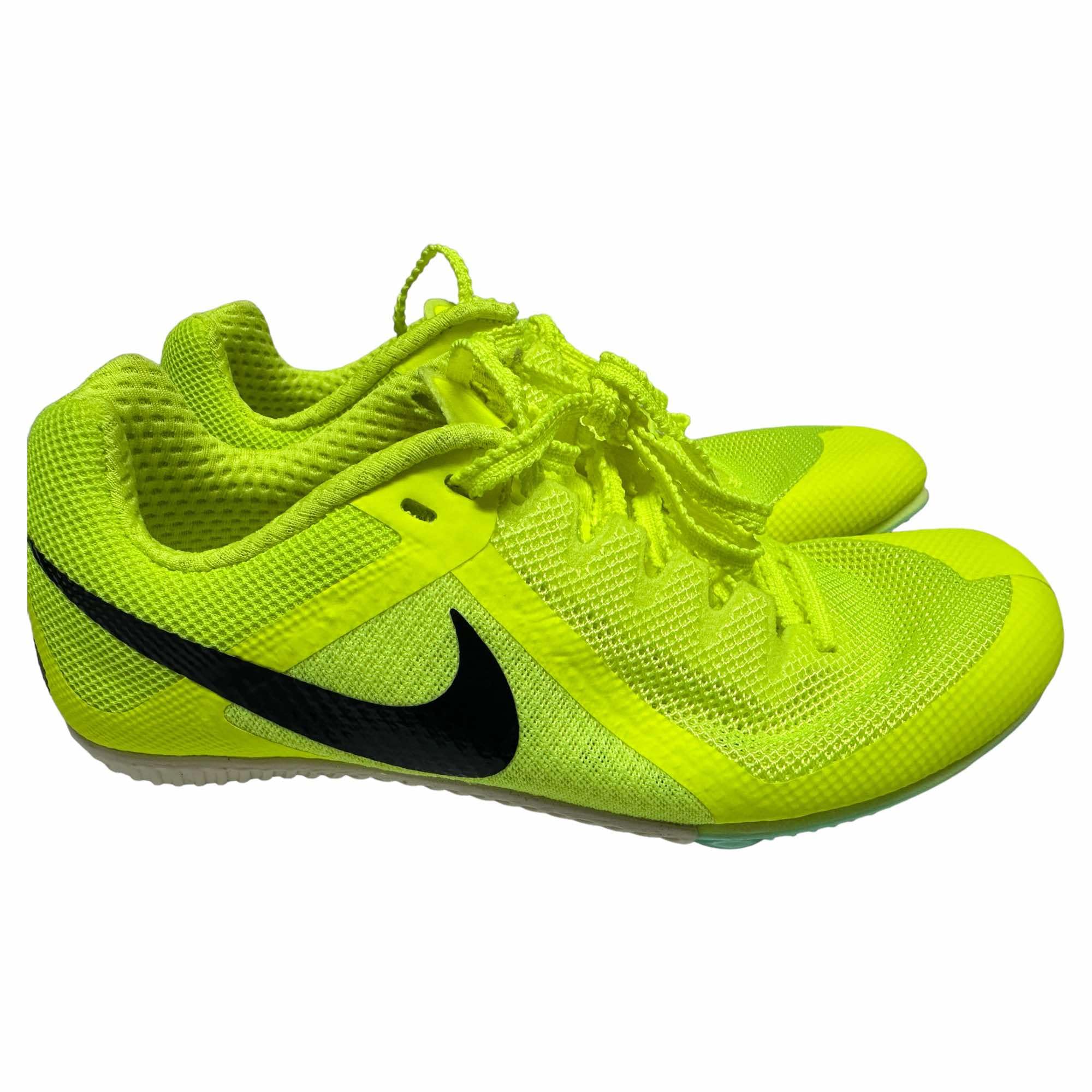 Nike Men's Rival Multi Track & Field Multi-Event Spikes Cleats Shoes Volt/Mint Foam/Coconut Milk/Cave Purple #DC8749-700 - Size Men's 3