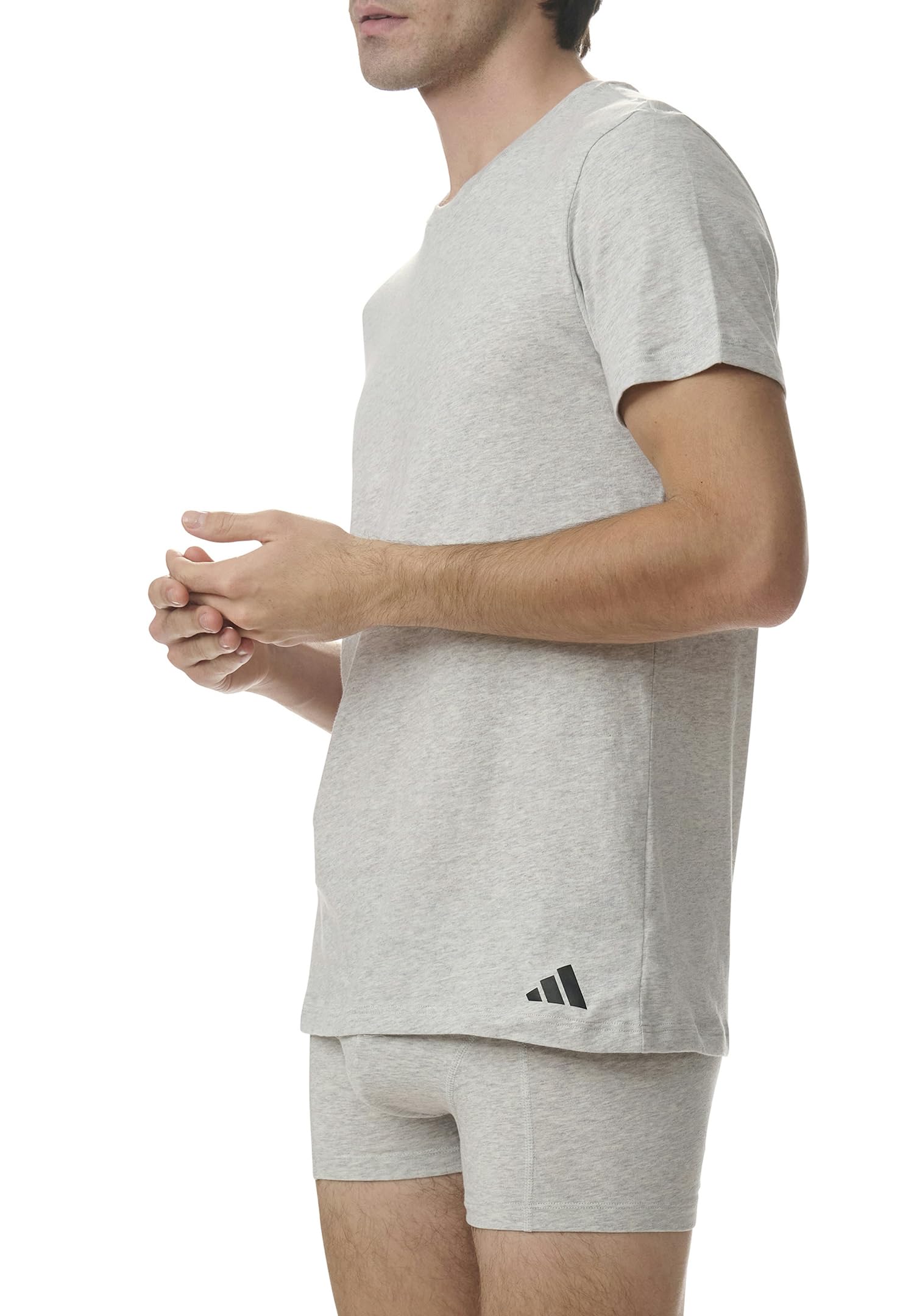 Adidas t shirt uomo (pacco da 3) - maglietta uomo (taglia S - 3XL) - comodo t-shirt uomo