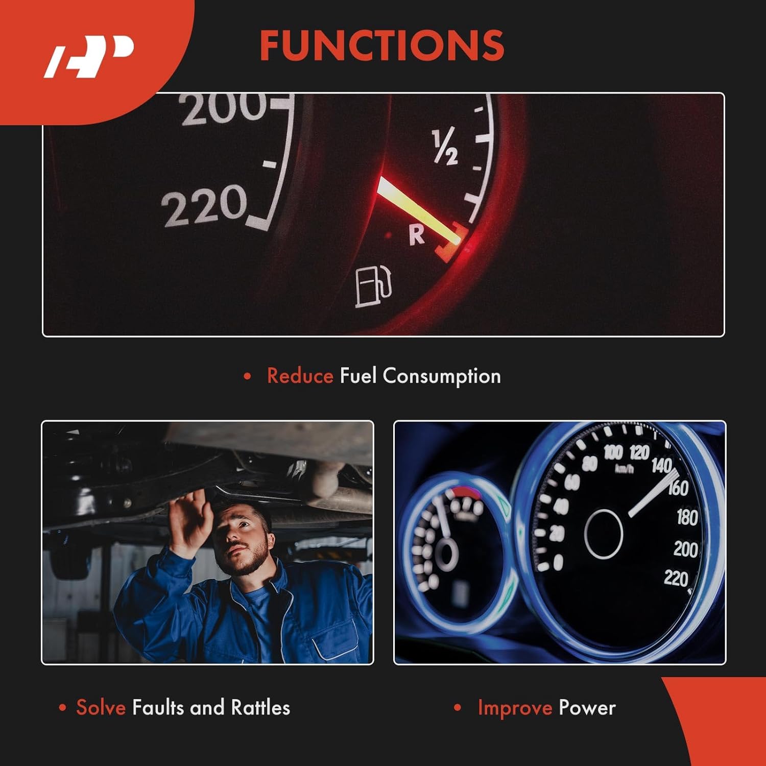 A-Premium Engine Upper Intake Manifold Assembly [DOHC, 4Cyl 2.4L, 2AZFE, Automatic Transmission] Compatible with Toyota Camry 2007 2008 2009 2010 2011, RAV4 2006 2007 2008