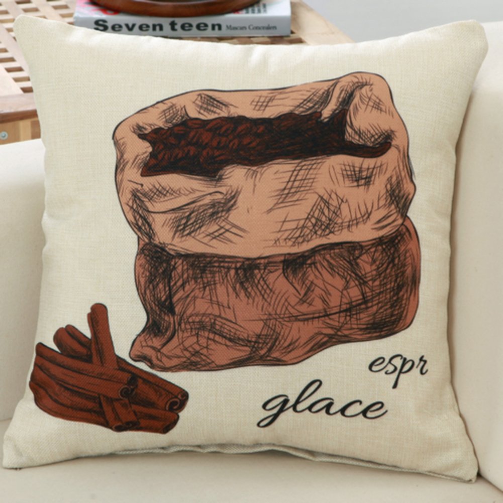 Oreiller lit et housse coussin canapé moderne | Taille mixte 55x55cm