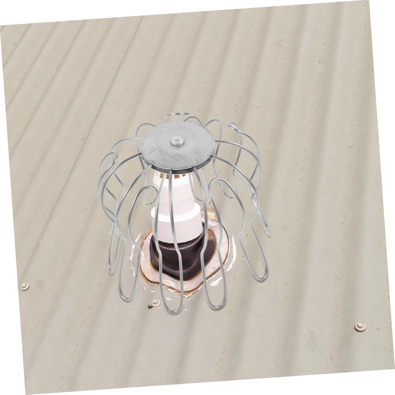 Gadpiparty 5pcs Gutter Guard Strainer Flexible Stainless Steel Drain Cover for Downspouts and Roofs Easy Installation Prevents Clogs and Debris Fits Openings for Outdoor Use