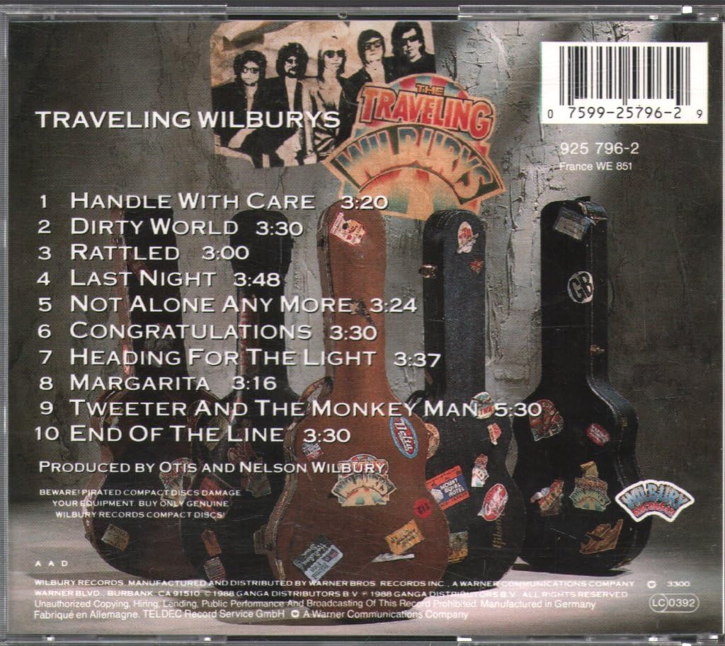 Amazon.co.jp: 【輸入盤】Travelling Wilburys