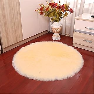 Alfombras peludas esponjosas Cubierta de la silla súper suave piel de imitación de piel de oveja Oficina Alfombra Shaggy zona alrededor de alfombras de piso alfombra de su casa Alfombras Alfombra Kids