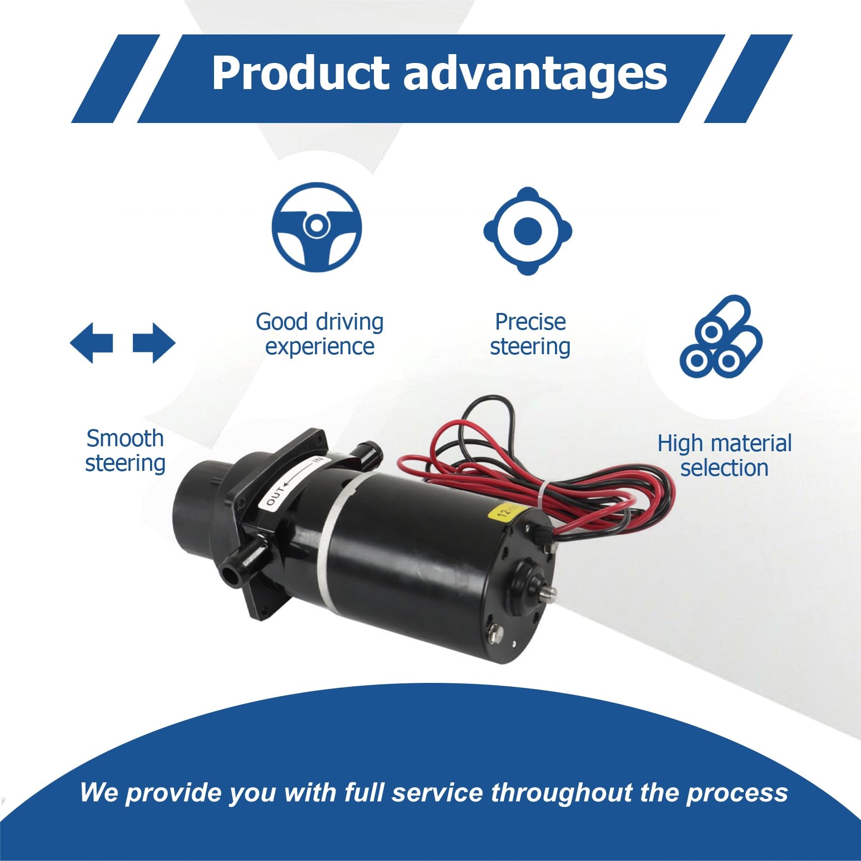 WFLNHB Kit de submontaje de macerador de inodoro eléctrico marino de repuesto para Jabsco 37010-Series 12 voltios 37041-0010