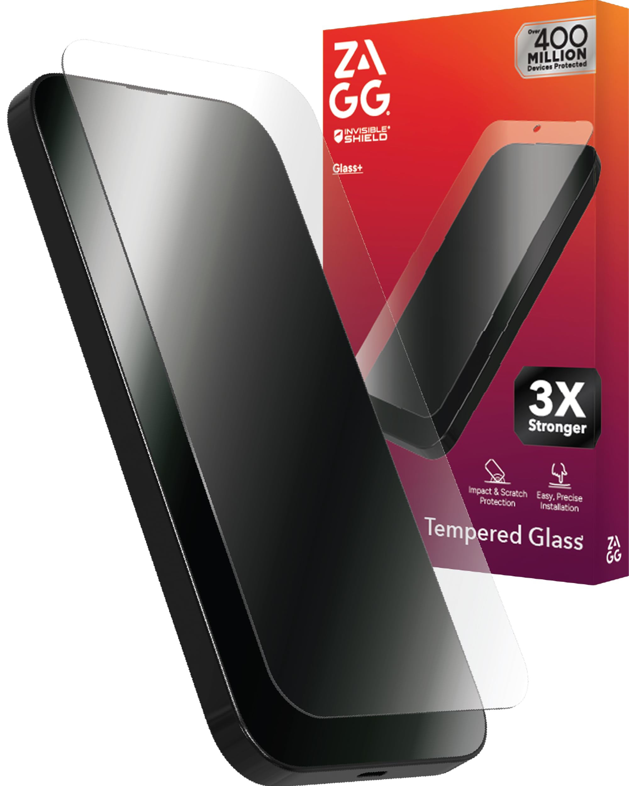 ZAGG Glass+ Samsung Galaxy S25 Edge Screen Protector