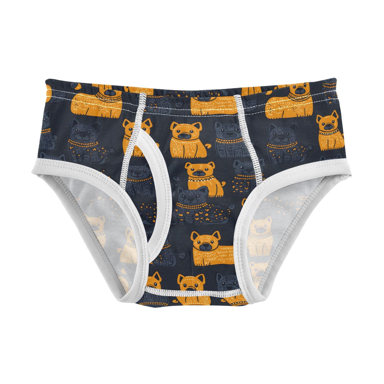 Boys Exclusive Briefs Toddler Underwear 95 Combed Cotton Boxerbriefs 2T Animal Dog Tile Black