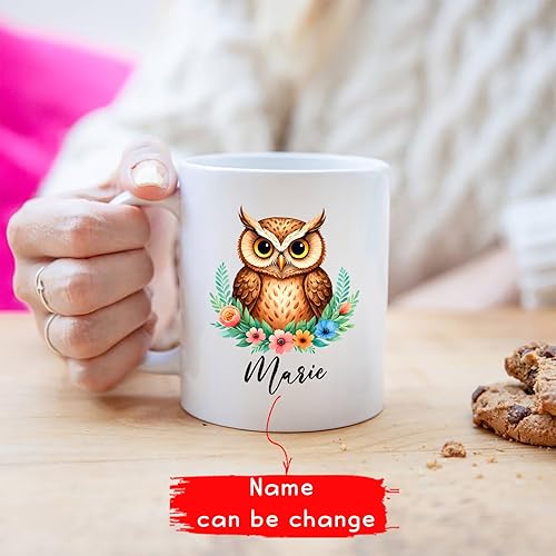 Miniatura 53 de Taza de café personalizada de mariposa para niños, mujeres, tazas personalizadas de animales, taza con nombre personalizado para cumpleaños, Taza