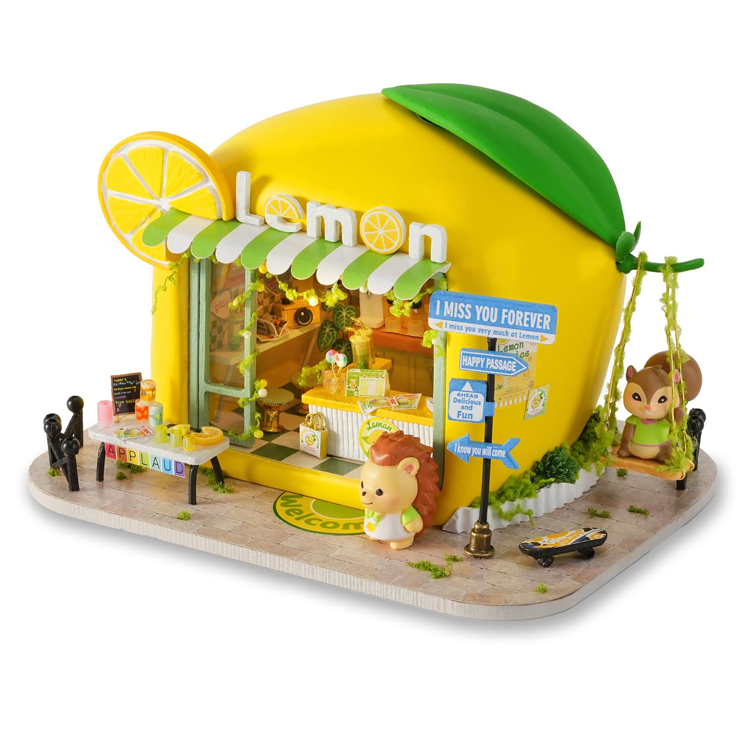 DIY Miniature House Kit with Furniture for Kids Teens Adults Aged 14+