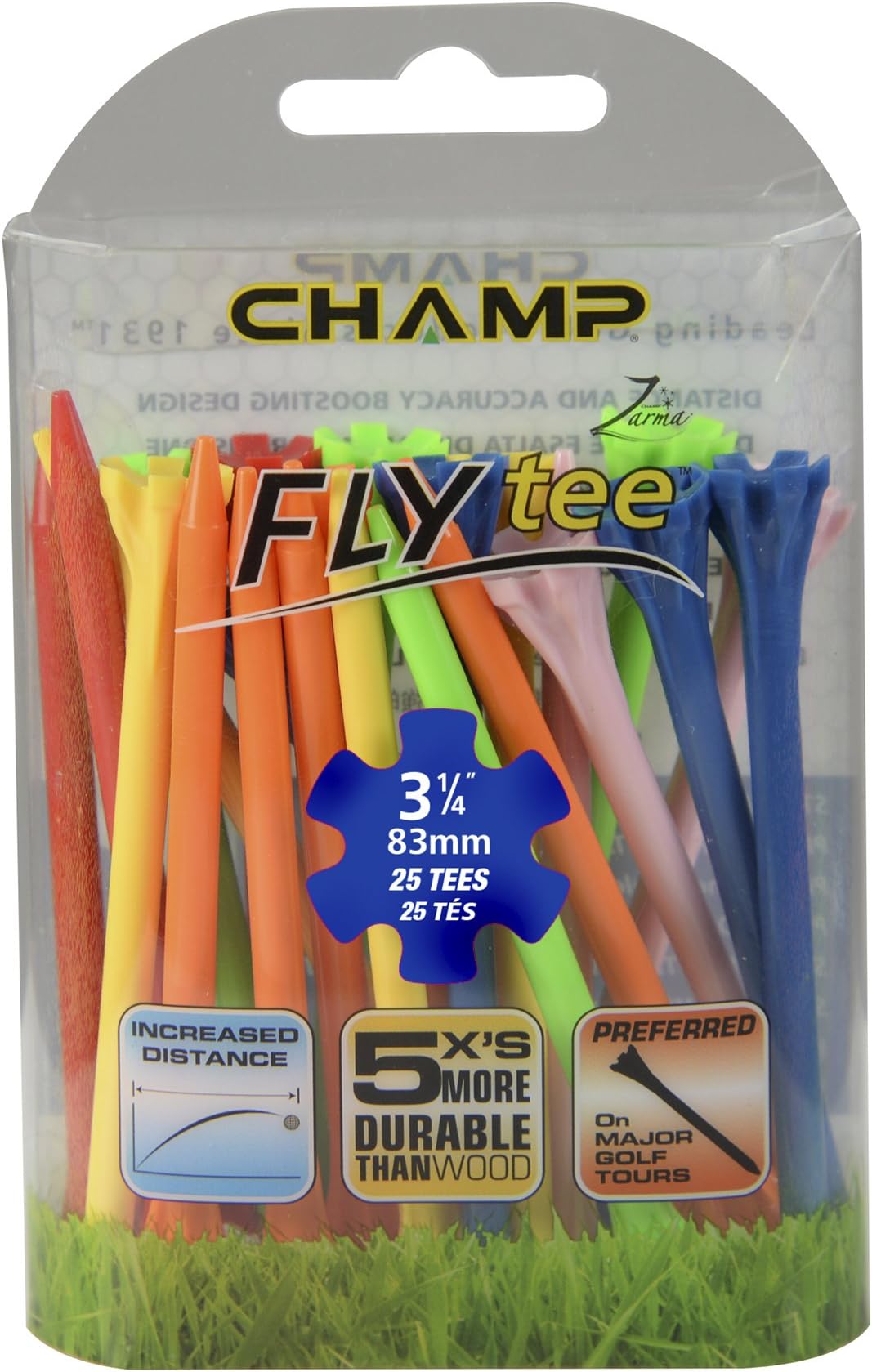 Champ Zarma FLYtee 3-1/4" 25 count