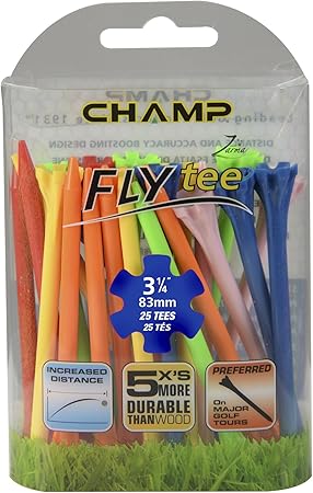 Review Champ Zarma FLYtee 3-1/4″ 25 count