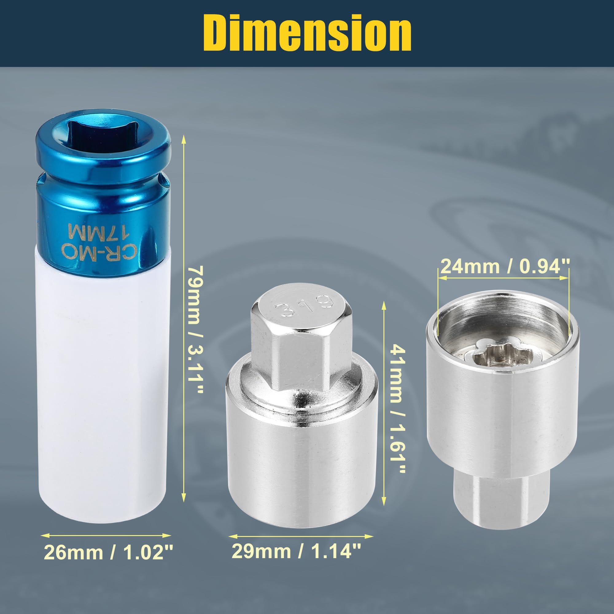 écrou Antivol Roue BMW Écrou Antivol Roue QUARKZMAN Type 043 Pour BMW X1 X3 X5 - Serrure Roue Métal 1 Ensemble Ensemble Bmw