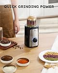 Sangcon Mélangeurs pour cuisine, 5-in-1 Combo pour smoothies sans BPA 47oz Pitcher, 2.5-Cup Bowl, 18/11oz Des tasses, 3 Lames; ménagères Préparer les shakes, la viande, les sauces, le salsa, le café, les épices sèches
