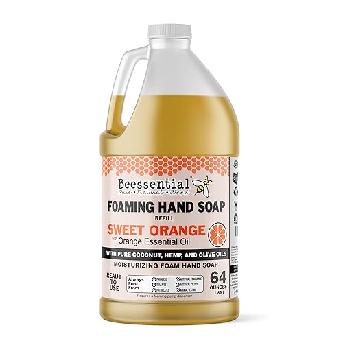 Miniatura 5 de Beessential All Natural Foaming Hand Soap Refill Bulk, 64 oz Lavender  Made with Moisturizing Aloe & Honey - Made in the USA