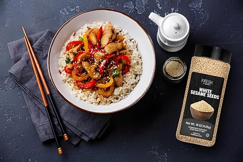 Miniatura 166 de Fresh Finest Cebolla en polvo, 11 oz (330 g), cebollas molidas prémium para un sabor auténtico, empaquetadas en un recipiente duradero