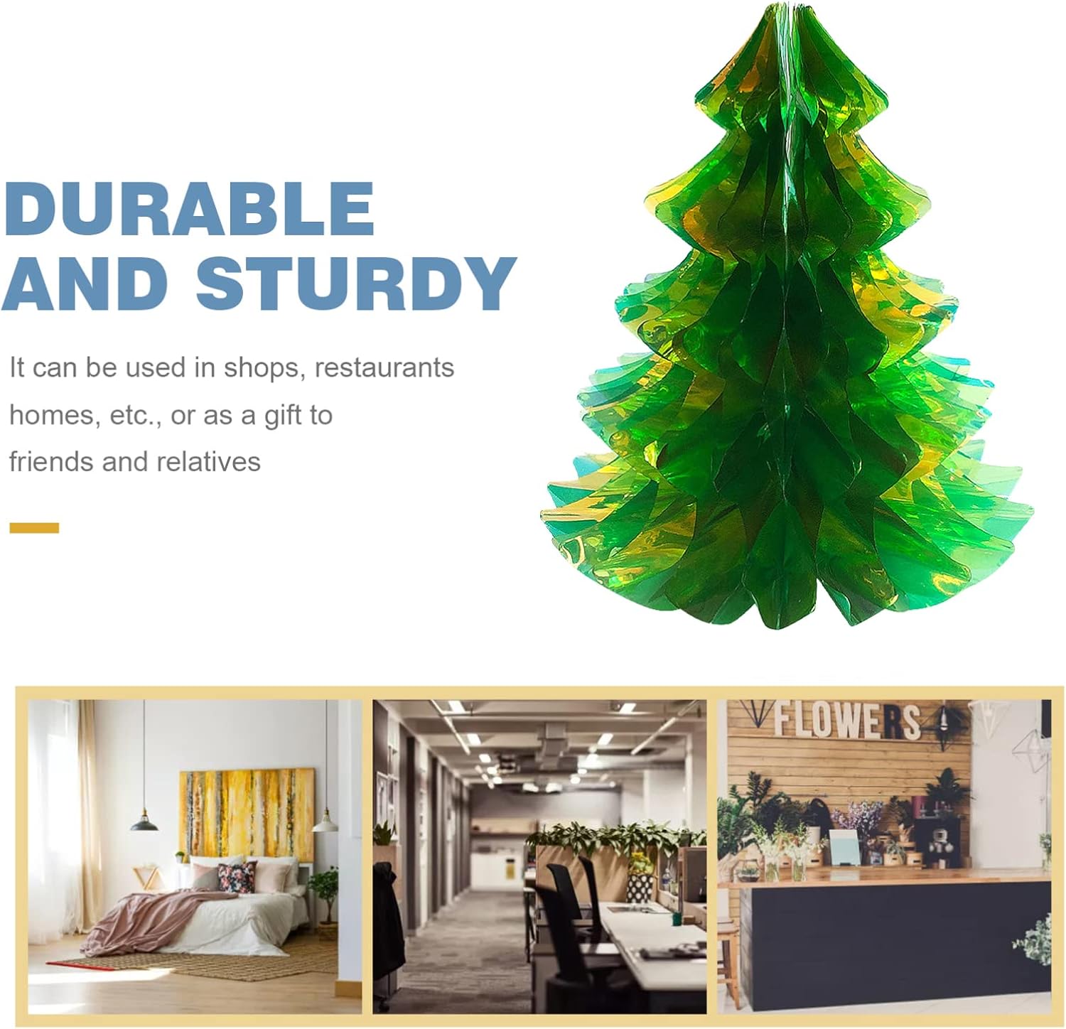 YYZKYTO Crafts Collapsible s Presents Tabletop Decorative for Crystal Ornament Ornaments Party Desktop Festival Home Hotel Xmas Decoration Foldable Funny Commemoration Day