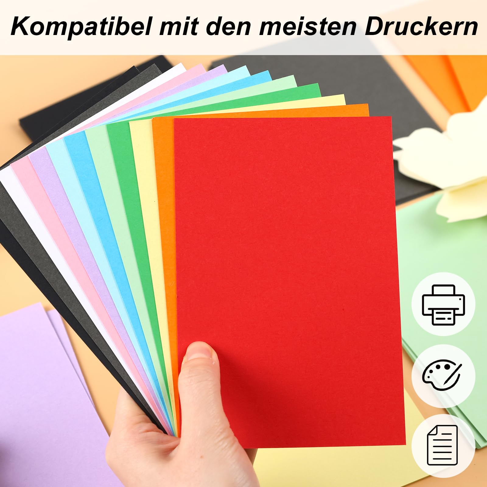 VGOODALL Lot de 60 feuilles de papier cartonné doré métallisé - 29,7 x