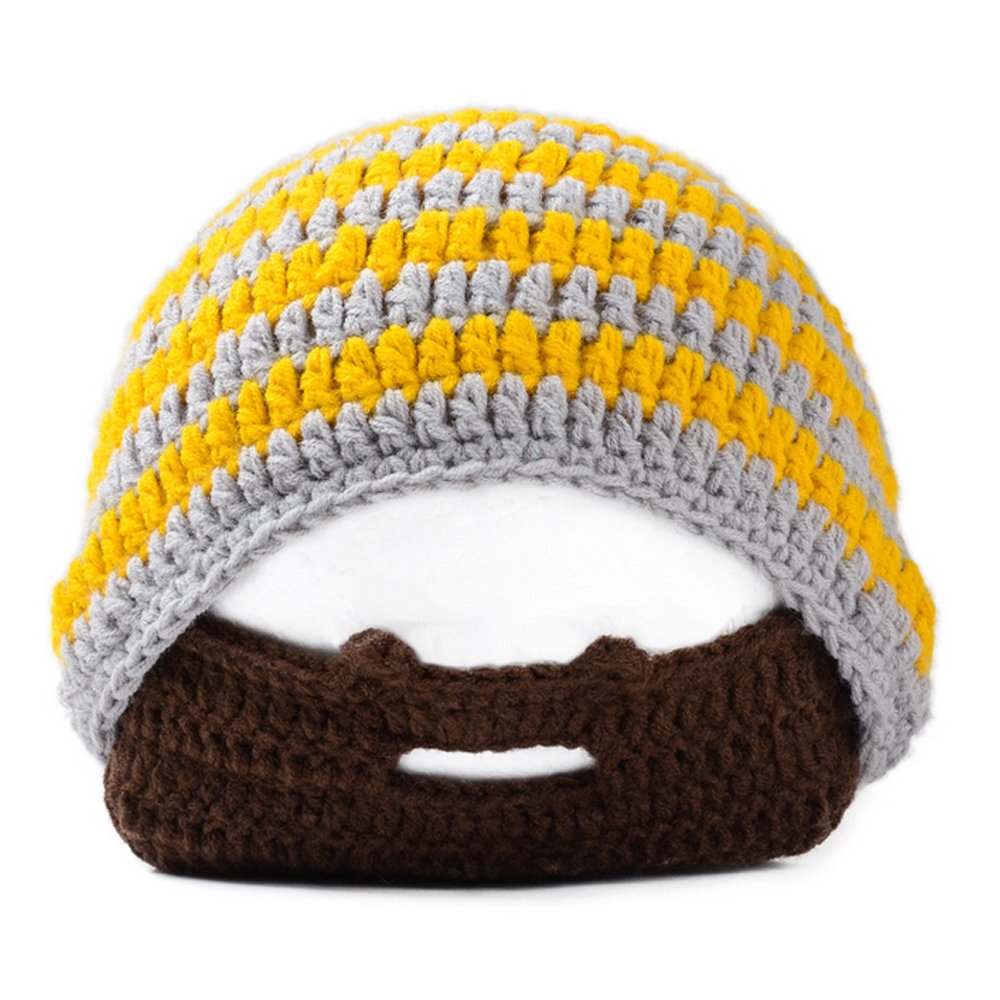 Neevas Beard Beanie Mustache Mask Face Warmer Ski Winter Hat Cap Handmade Knit Warm