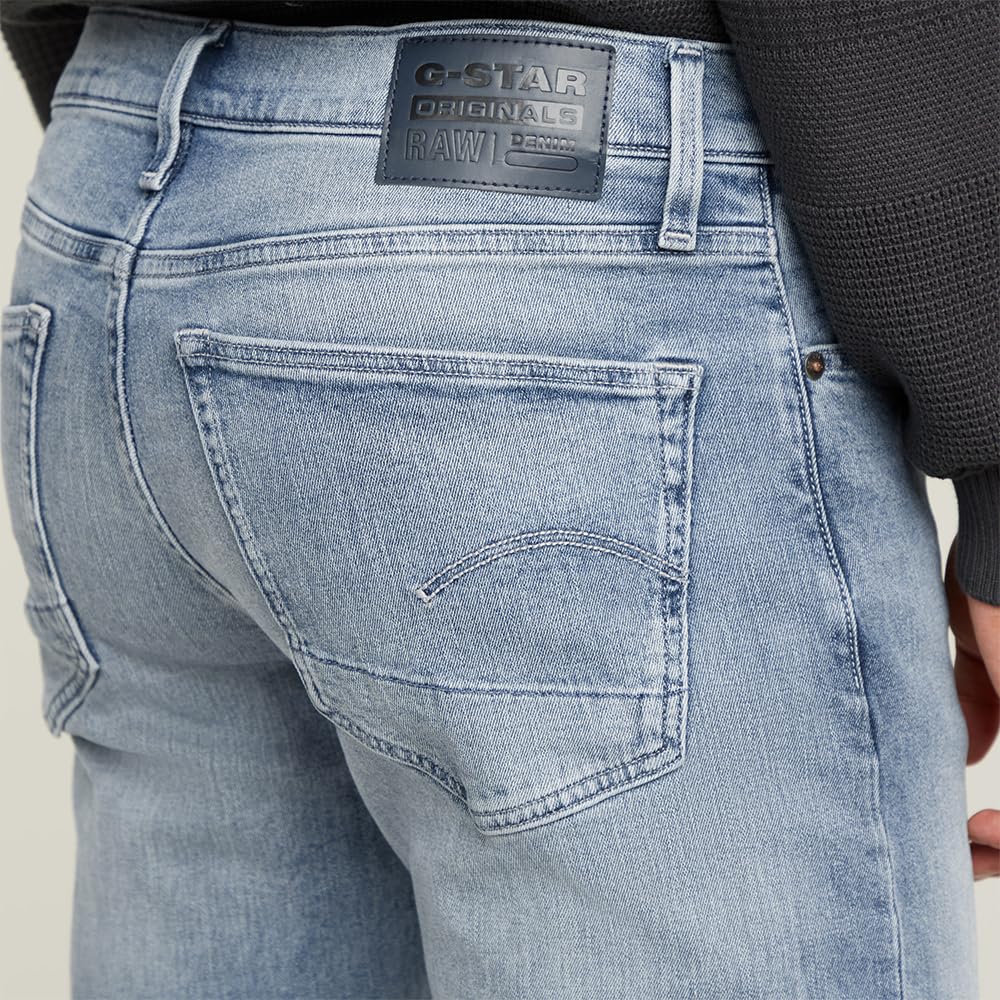 G-Star Herren 3301 Regular Tapered Jeans – Bild 3