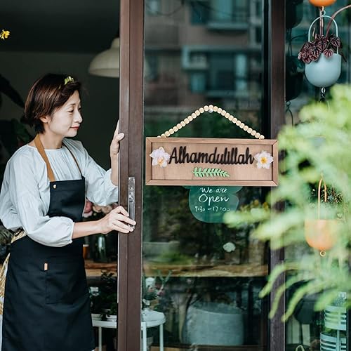 Miniatura 2 de UPKOCH Letrero de madera, placa de madera para el hogar, colgante de puerta, porche, decoración de pared