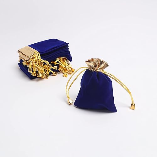 Miniatura 5 de J&Rey Home - Bolsa de terciopelo suave con cordón, 20 piezas, bolsa pequeña para regalo, recuerdo de fiesta de boda, almacenamiento de dulces de