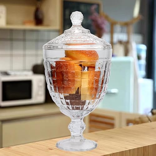 Miniatura 12 de Tarros de cristal de 24 onzas líquidas con tapas, paquete de 3 tarros de boticario, tarro de almacenamiento para dulces, galletas, aperitivos