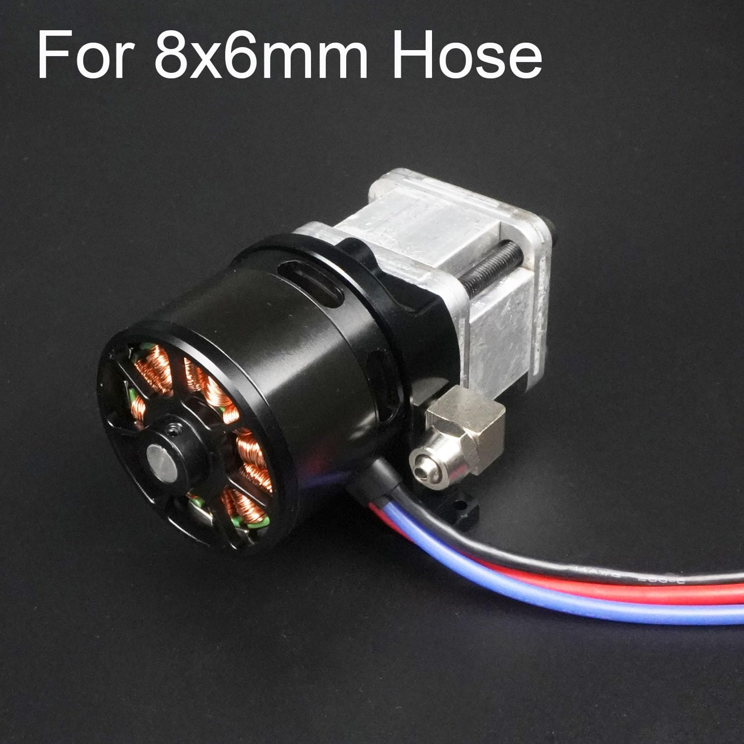 wheelfun Brushless Motor Hydraulic Pump 5048 for 1/14 RC Truck 1/12 Excavator Model Parts(8MM)