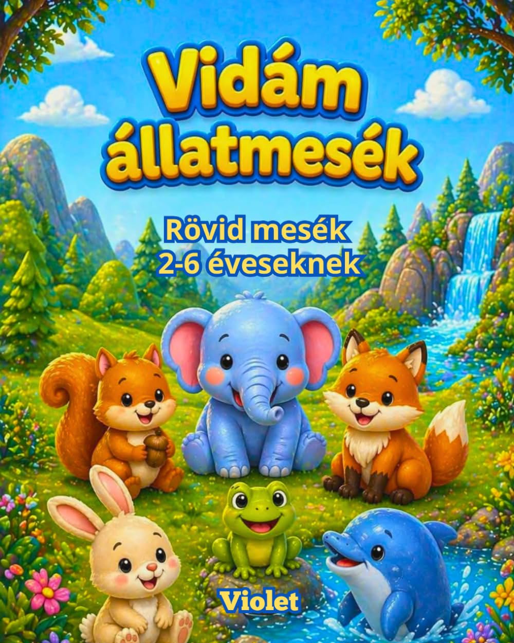Fröhliche Tiergeschichten / Vidám állatmesék: 10 kurze ungarische Tiergeschichten für Kinder - 10 magyar rövid mese kicsiknek