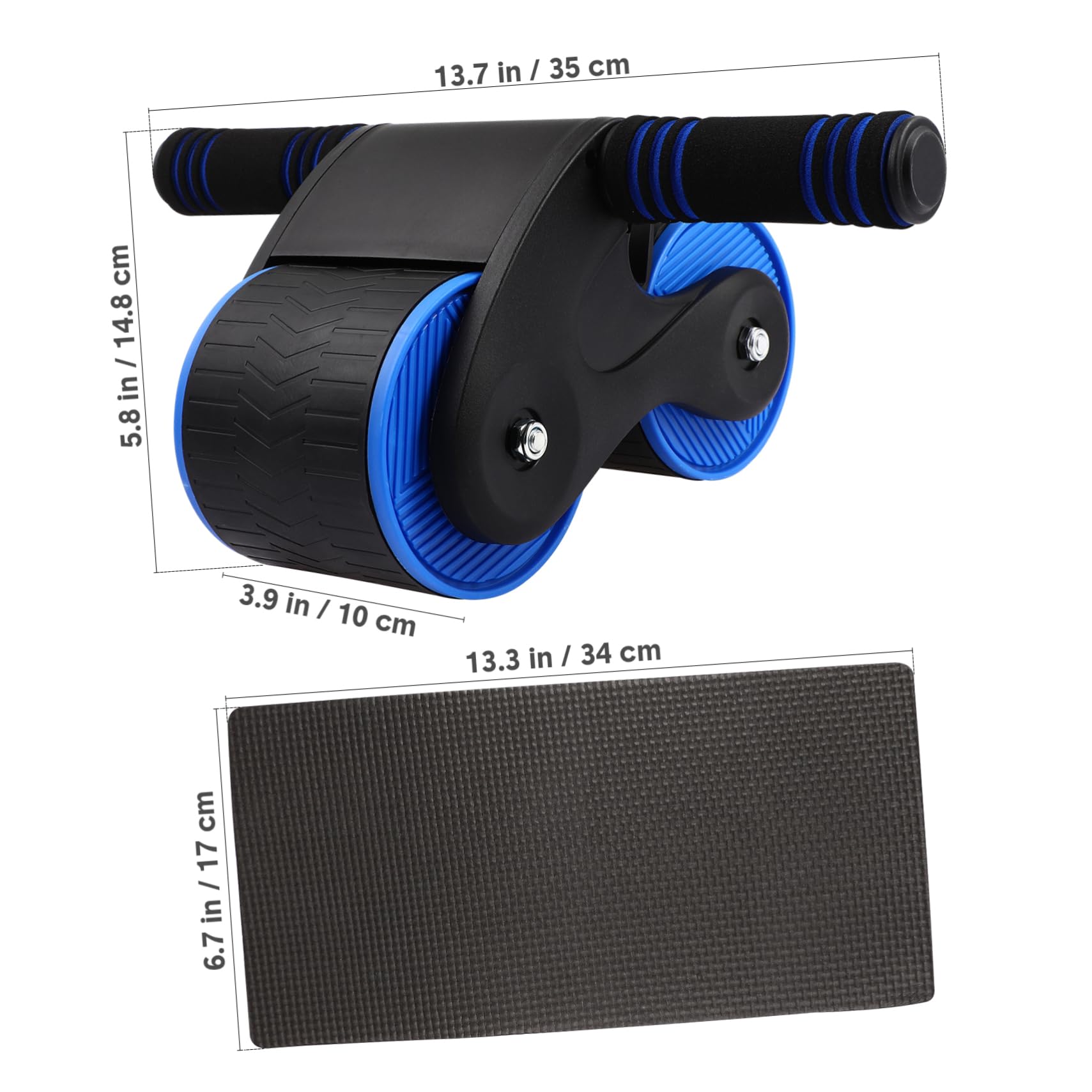 Ab Wheel Fitnessstudio Er Wheel Trainingsgeräte Für Den Heimgebrauch Ab Wheel Heimfitnessgeräte Bauchtrainer Er Kniebandage Für Den Sport Bauch Wheel Er Knieschützer Aus